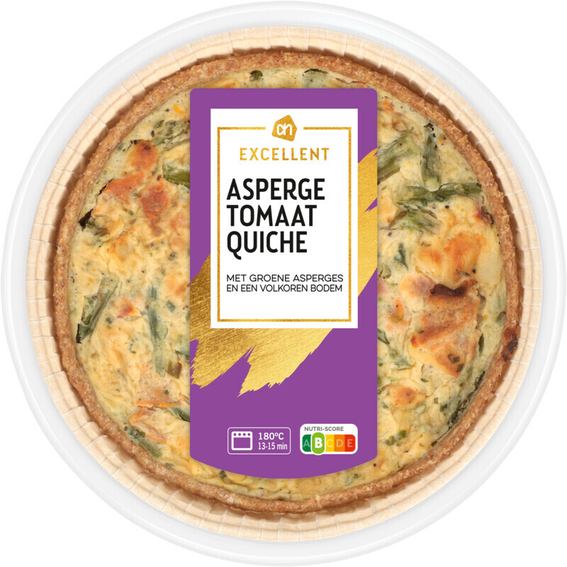 Ah Excellent Asperge Tomaat Quiche Aanbieding Bij Albert Heijn