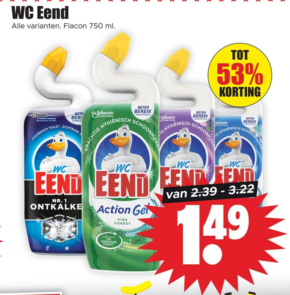 Wc Eend Aanbieding Bij Dirk