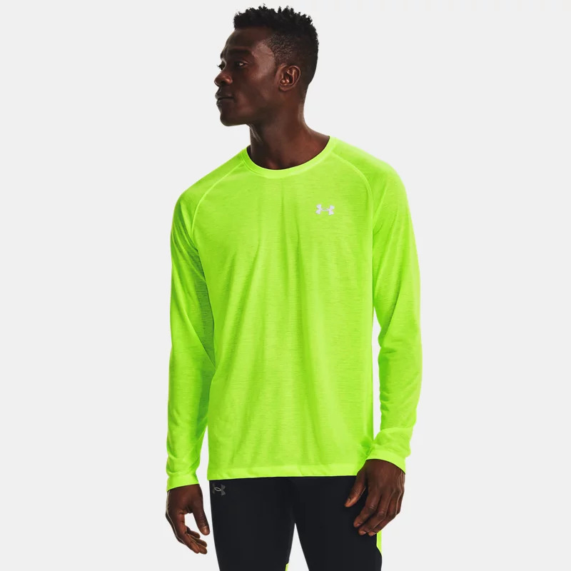 Herentop Under Armour Streaker Run Met Lange Mouwen Lime Surge Lime