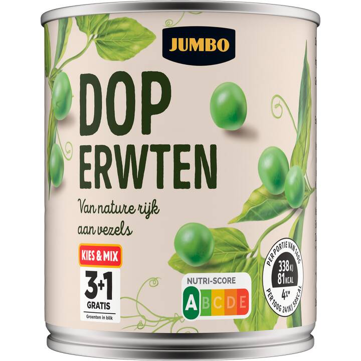 Jumbo Doperwten G Gratis Aanbieding Bij Jumbo