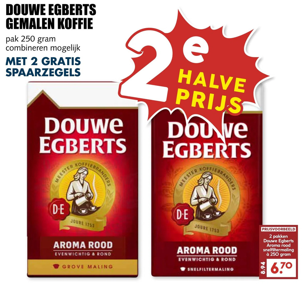 Douwe Egberts Gemalen Koffie Aanbieding Bij MCD Supermarkt