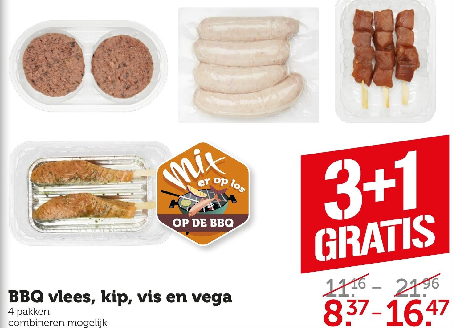 Bbq Vlees Kip Vis En Vega Aanbieding Bij Coop