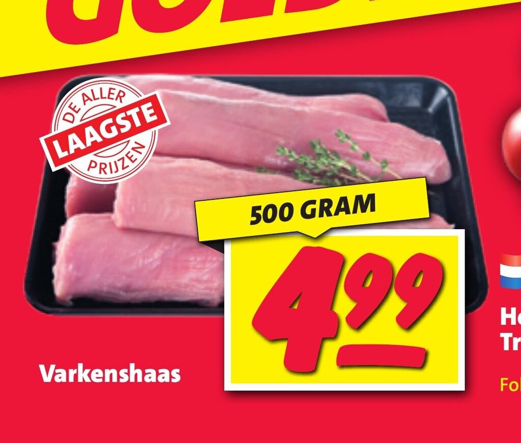 Varkenshaas Gram Aanbieding Bij Nettorama