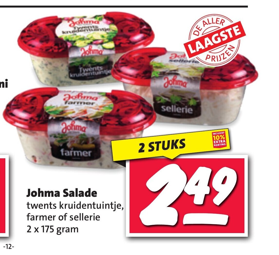 Johma Salade Twents Kruidentuintje Farmer Of Sellerie 2 X 175 Gram