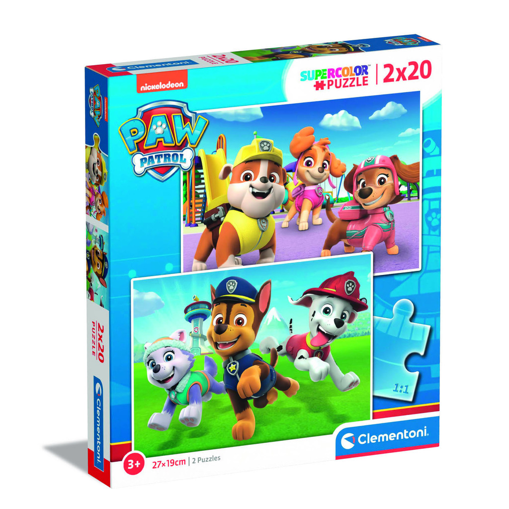 Clementoni Paw Patrol Puzzel 2 X 20 Stukjes Aanbieding Bij Top1Toys