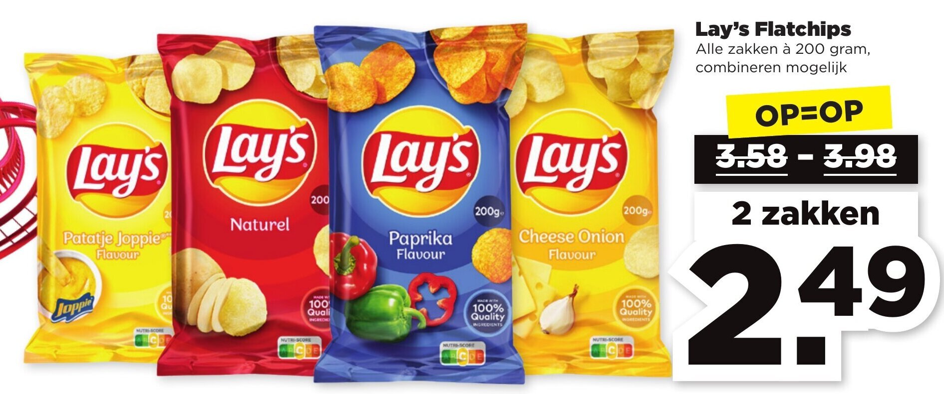 Lay S Flatchips Gram Aanbieding Bij Plus