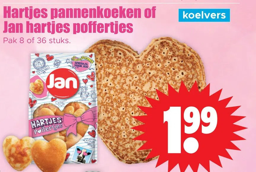 Hartjes Pannenkoeken Of Jan Harties Pofferties Aanbieding Bij Dirk