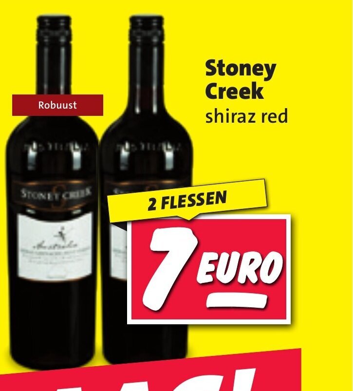 Stoney Creek Shiraz Red 2 FLESSEN Aanbieding Bij Nettorama