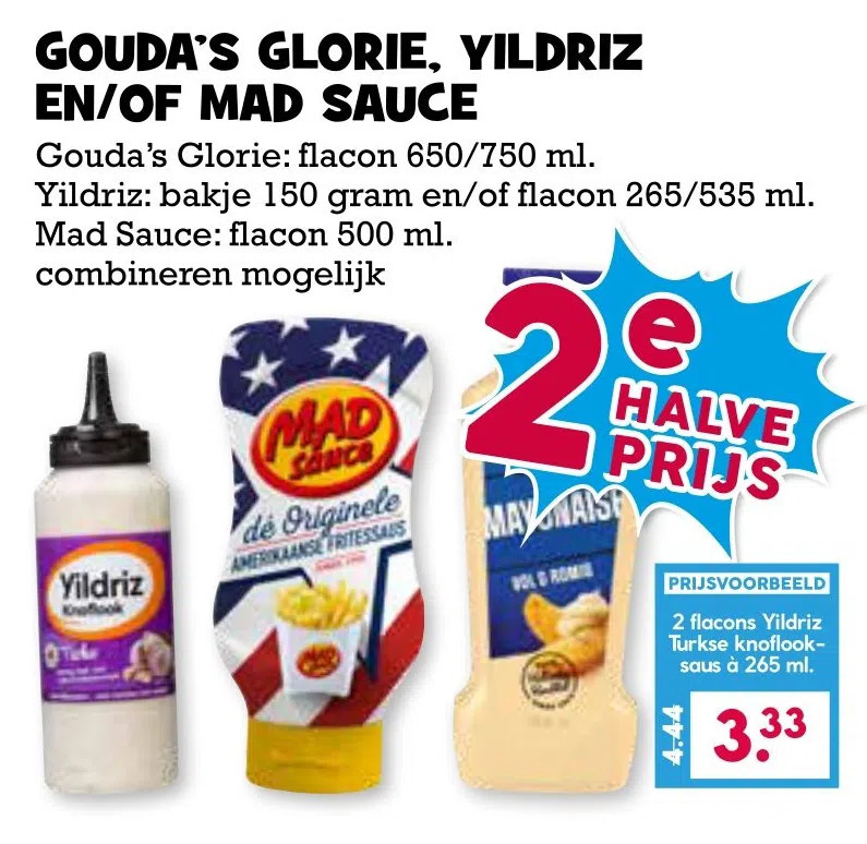 Gouda S Glorie Yildriz En Of Mad Sauce Aanbieding Bij Boon S Markt