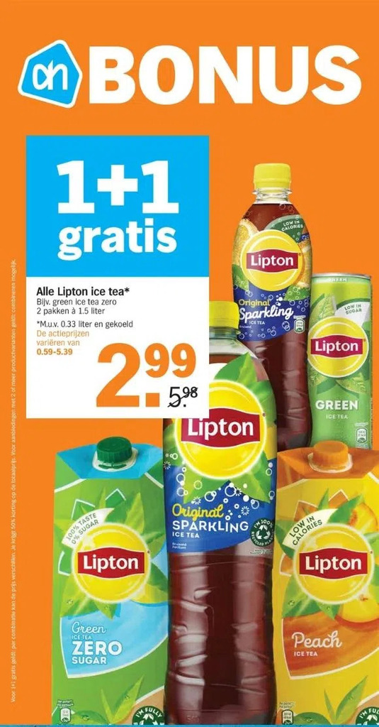 Alle Lipton Ice Tea Bijv Green Ice Tea Pakken Liter