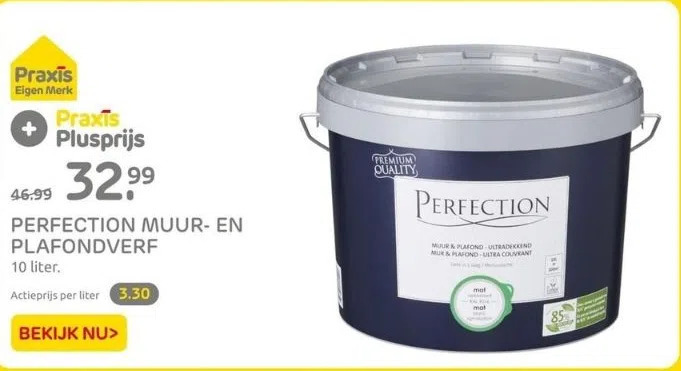 Perfection Muur En Plafondverf Aanbieding Bij Praxis