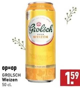 Grolsch Weizen Aanbieding Bij ALDI