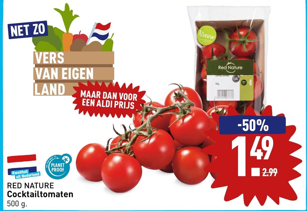 Red Nature Cocktailtomaten G Aanbieding Bij Aldi