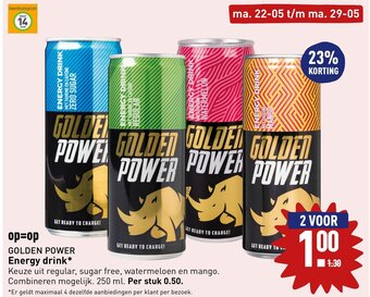 Golden Power Energy Drink Aanbieding Bij Aldi