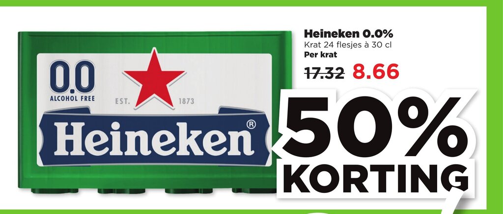 Heineken Krat Flesjes Cl Aanbieding Bij Plus