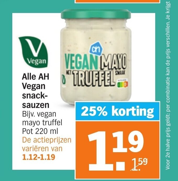 Vegan Snack Sauzen Aanbieding Bij Albert Heijn