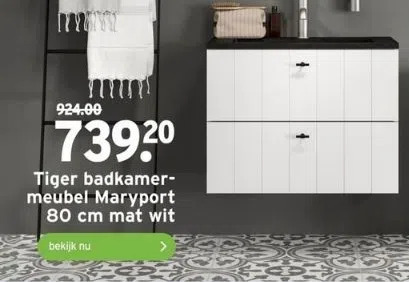 Tiger Badkamermeubel Maryport Aanbieding Bij Gamma