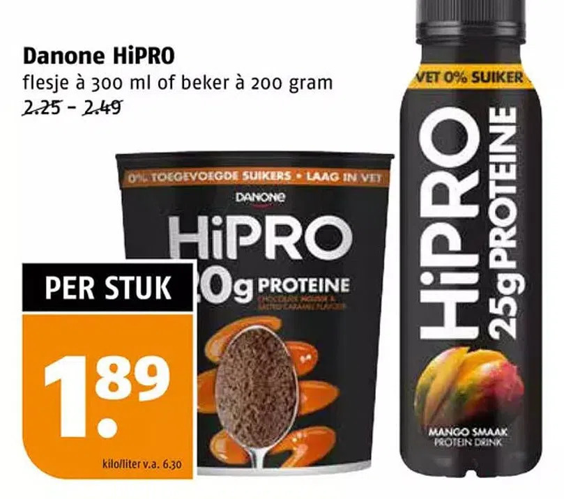 Danone Hipro Aanbieding Bij Poiesz