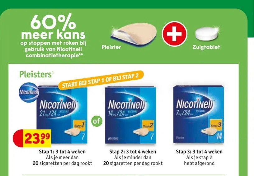 Nicotinell Aanbieding Bij Kruidvat