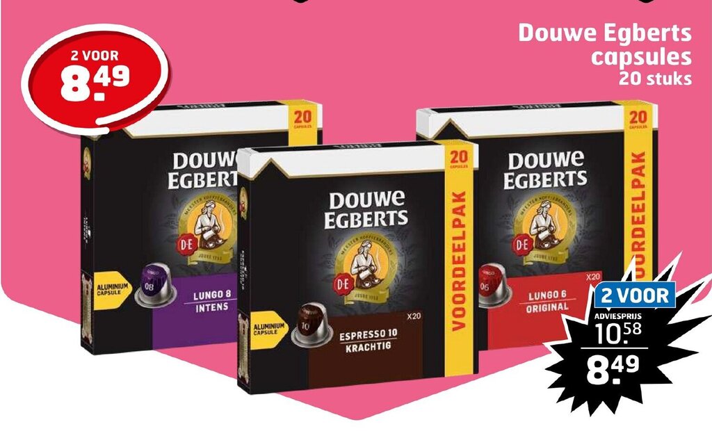 Douwe Egberts Capsules Aanbieding Bij Trekpleister