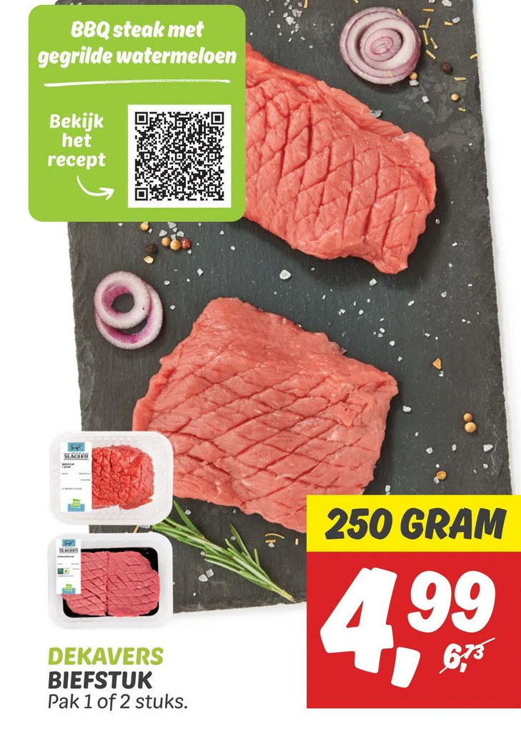 Biefstuk Aanbieding Bij Dekamarkt