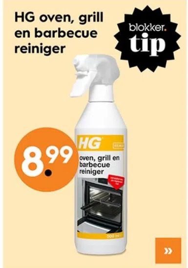 Hg Oven Grill En Barbecue Reiniger Aanbieding Bij Blokker