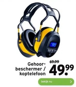 Gehoorbeschermer Koptelefoon Aanbieding Bij GAMMA