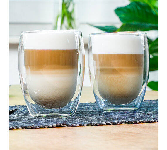 Premium Latte Macchiato Glas Dubbelwandig 2 Stuks Aanbieding Bij