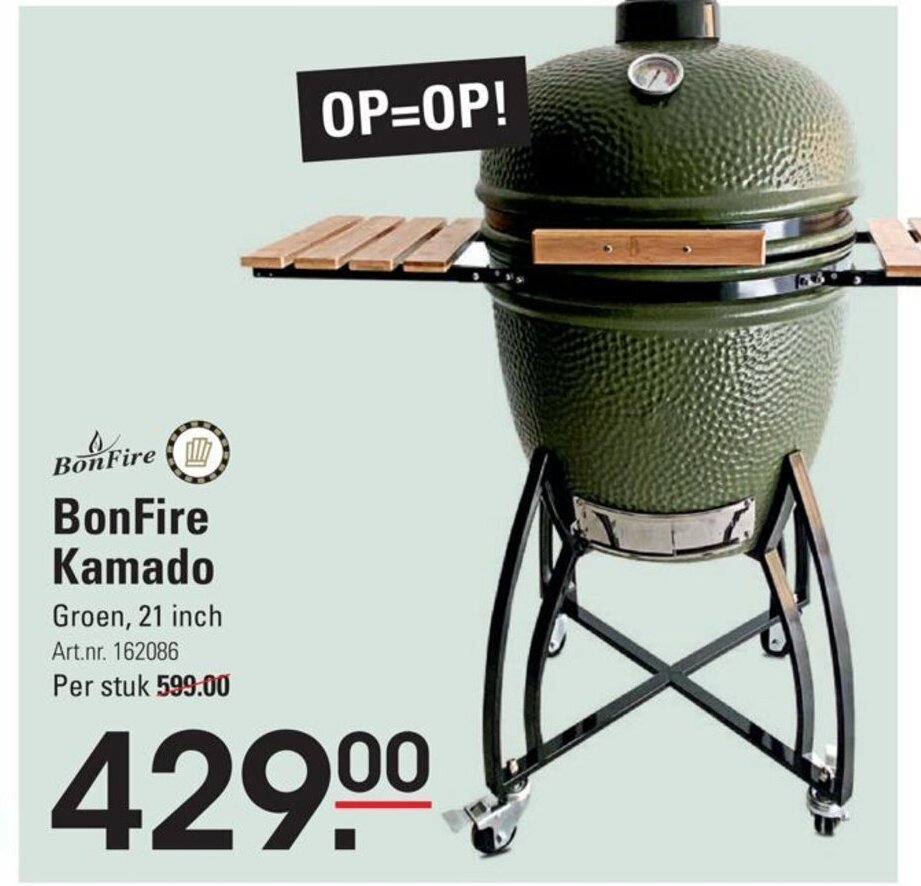 Bonfire Kamado Aanbieding Bij Sligro