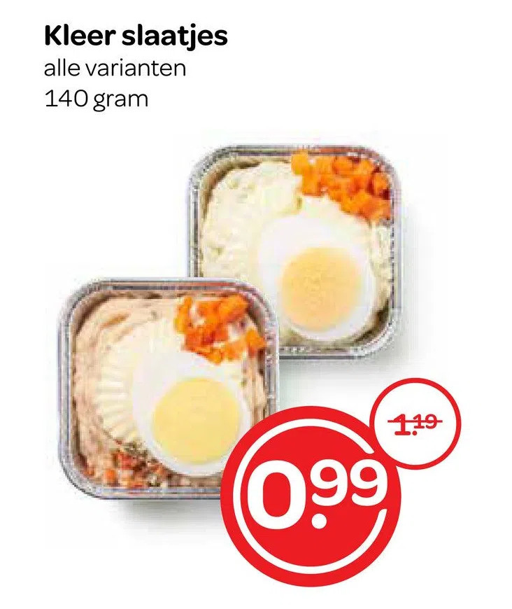 Kleer Slaatjes Aanbieding Bij Spar