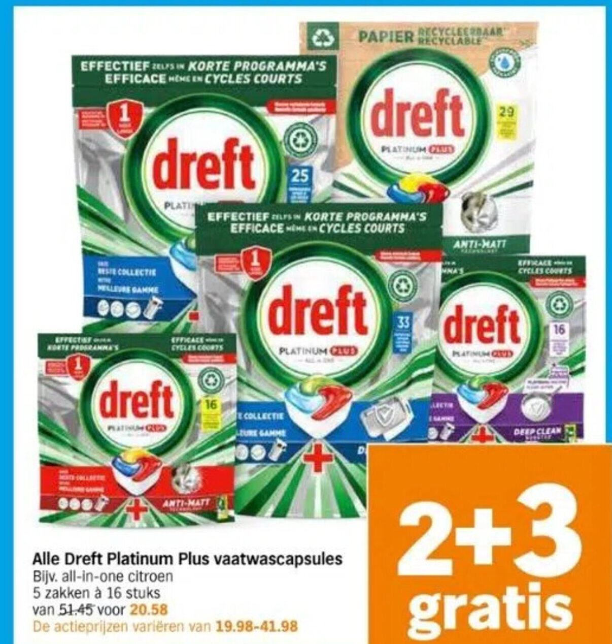 Alle Dreft Platinum Plus Vaatwascapsules Bijv All In One Citroen