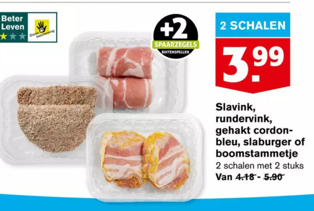 Slavink Rundervink Gehakt Cordon Bleu Slaburger Of Boomstammetje 2