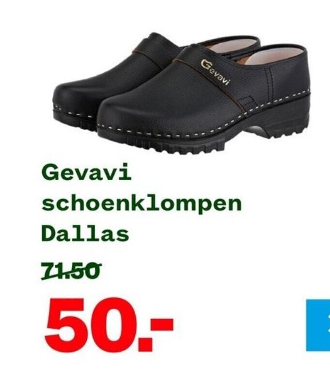 Gevavi Schoenklompen Dallas Aanbieding Bij Welkoop