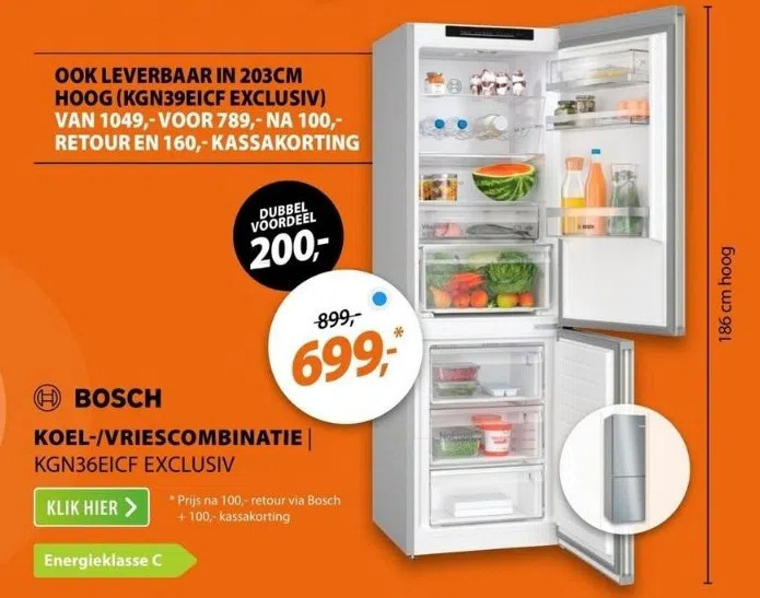 Koel Vriescombinatie Aanbieding Bij Expert