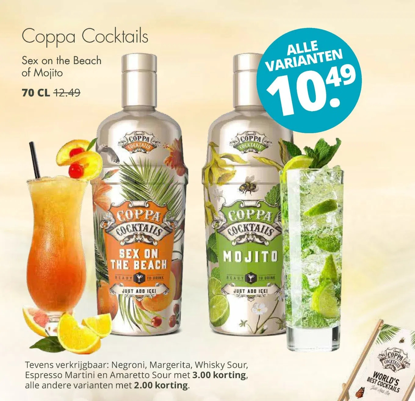 Coppa Cocktails Sex On The Beach Of Mojito Aanbieding Bij Mitra