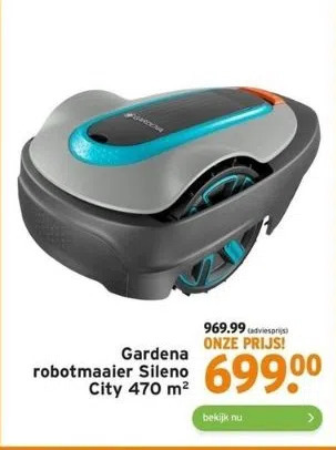 Gardena Robotmaaier Sileno City Aanbieding Bij Gamma