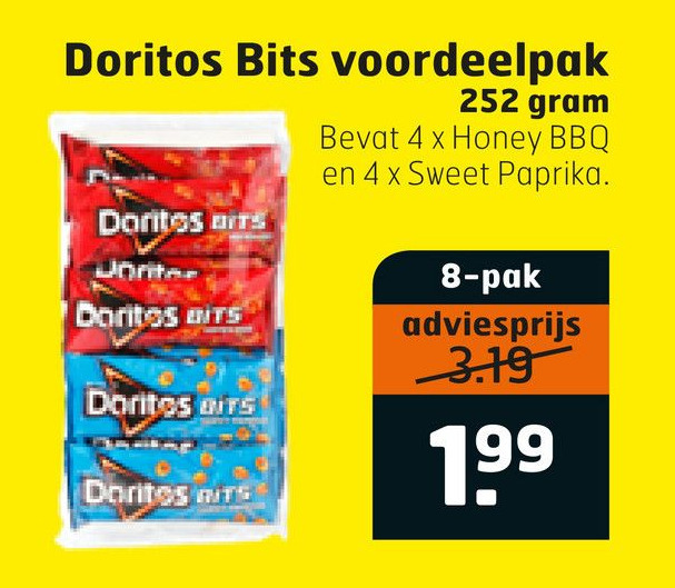 Doritos Bits Voordeelpak Aanbieding Bij Trekpleister