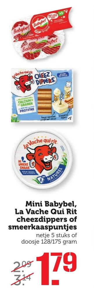 Mini Babybel La Vache Qui Rit Cheezdippers Of Smeerkaaspuntjes 128