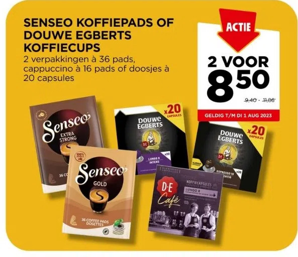 Senseo Koffiepads Of Douwe Egberts Koffiecups Aanbieding Bij Jumbo