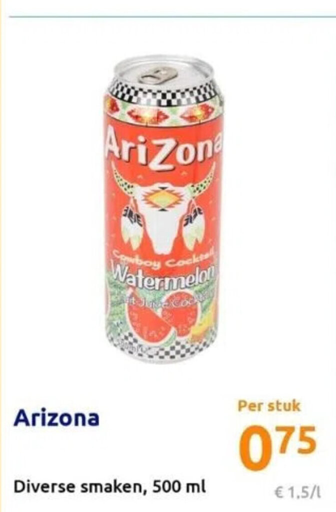 Arizona Diverse Smaken Ml Aanbieding Bij Action