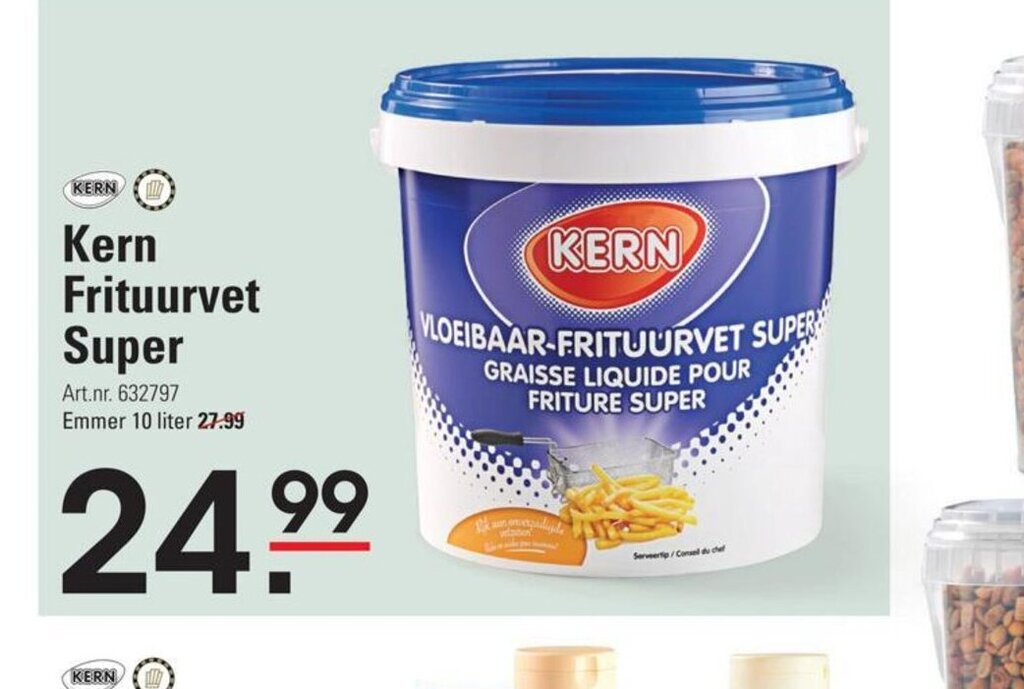 Kern Frituurvet Super 10 Liter Aanbieding Bij Sligro