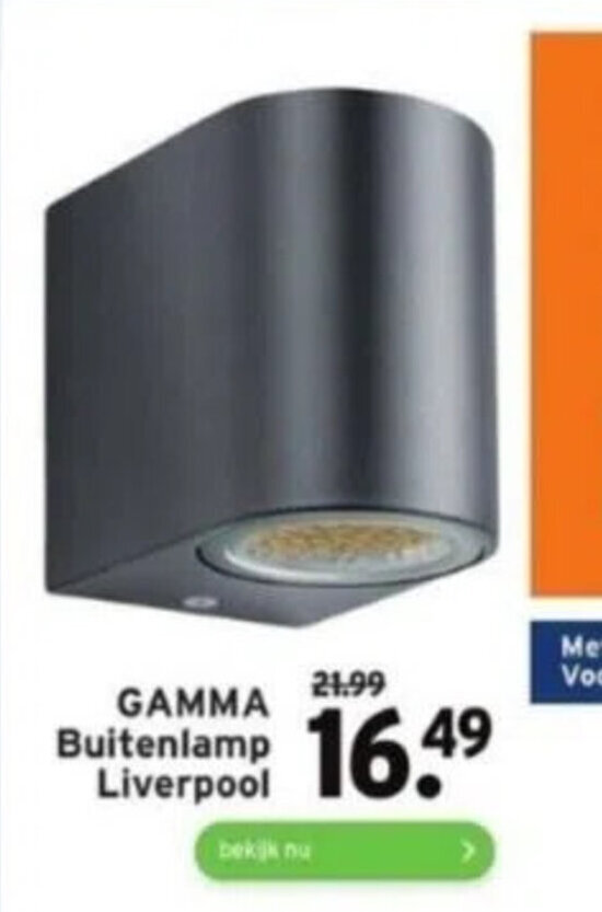 GAMMA Buitenlamp Liverpool Aanbieding Bij GAMMA