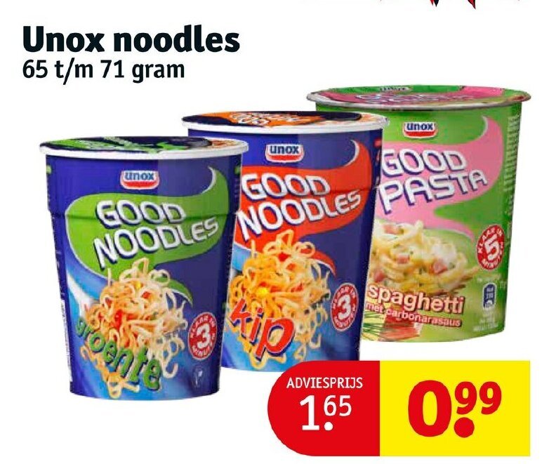 Unox Noodles Aanbieding Bij Kruidvat