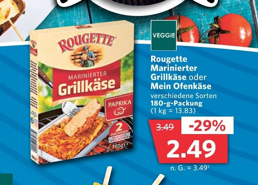 Rougette Marinierter Grillk Se Oder Mein Ofenk Se Verschiedene Sorten