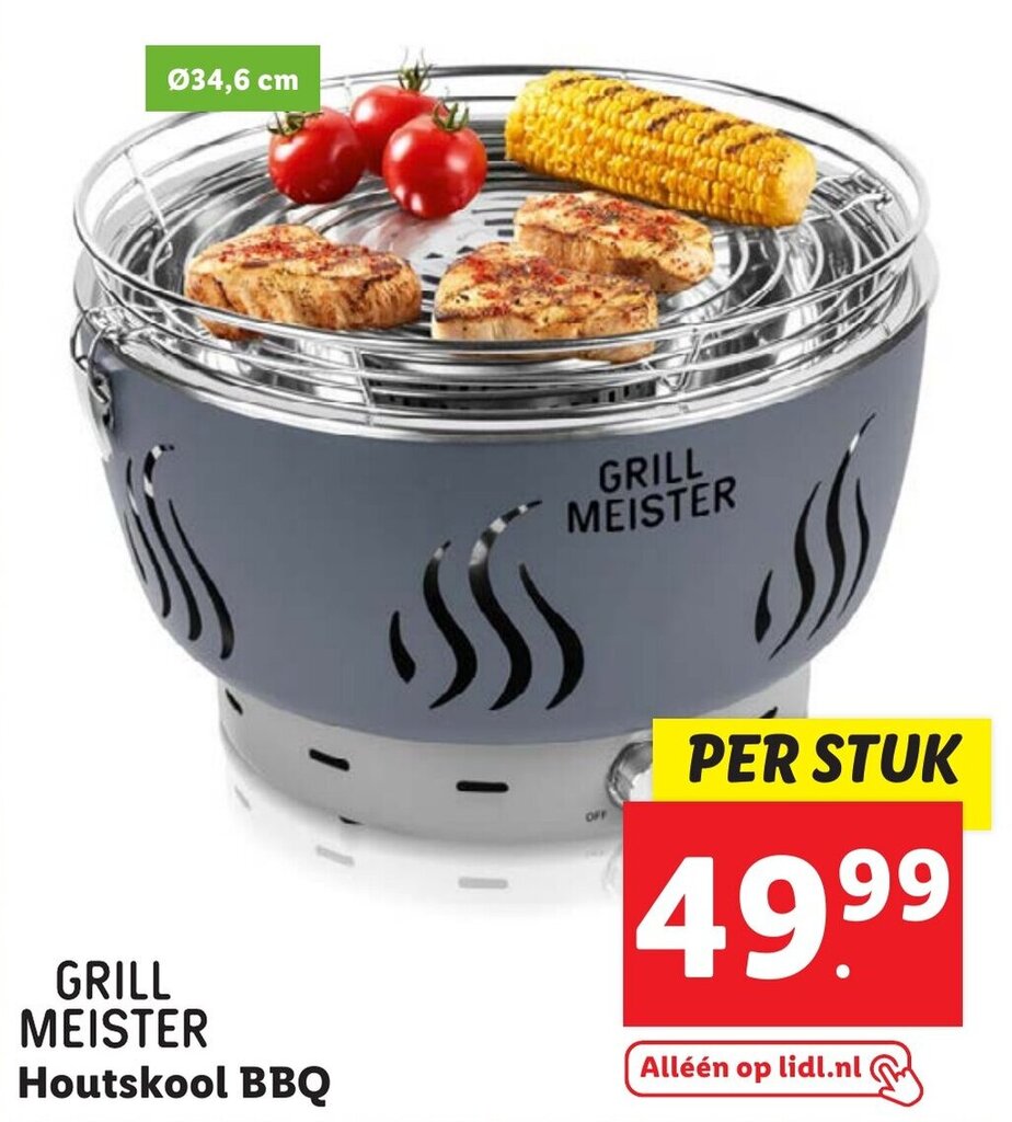 Grill Meister Houtskool Bbq Aanbieding Bij Lidl