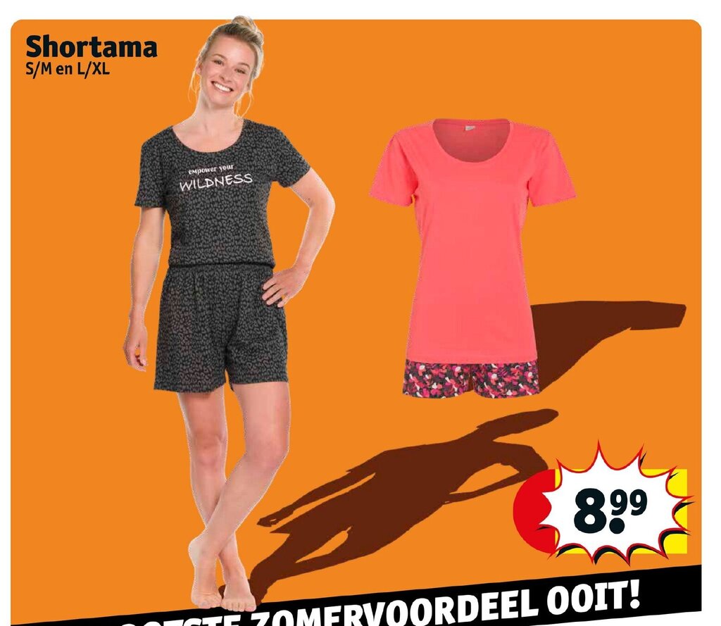 Shortama S M En L XL Aanbieding Bij Kruidvat