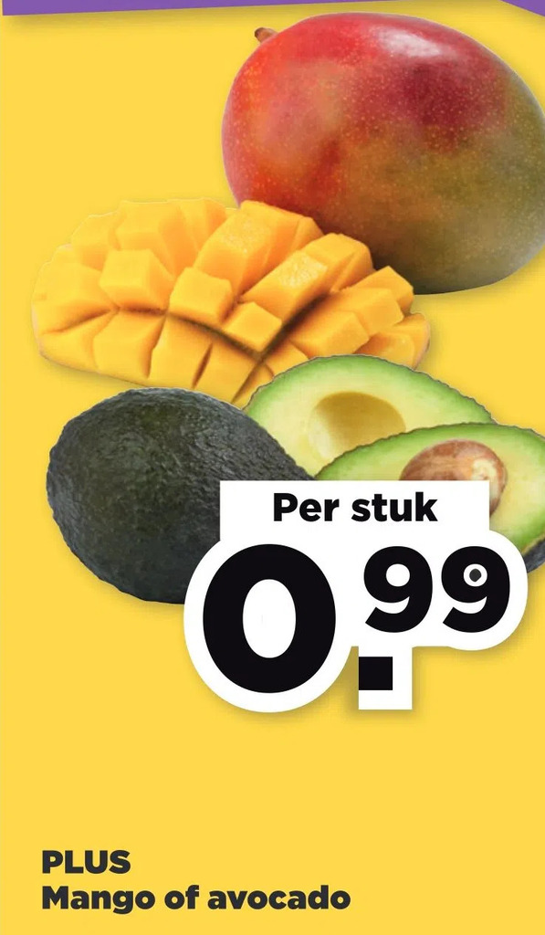 Plus Mango Of Avocado Aanbieding Bij PLUS