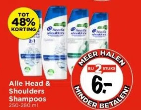 Alle Head Shoulders Shampoos Aanbieding Bij Vomar