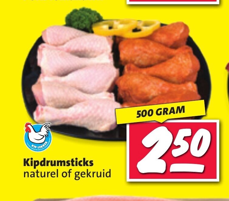 Kipdrumsticks Naturel Of Gekruid Gram Aanbieding Bij Nettorama