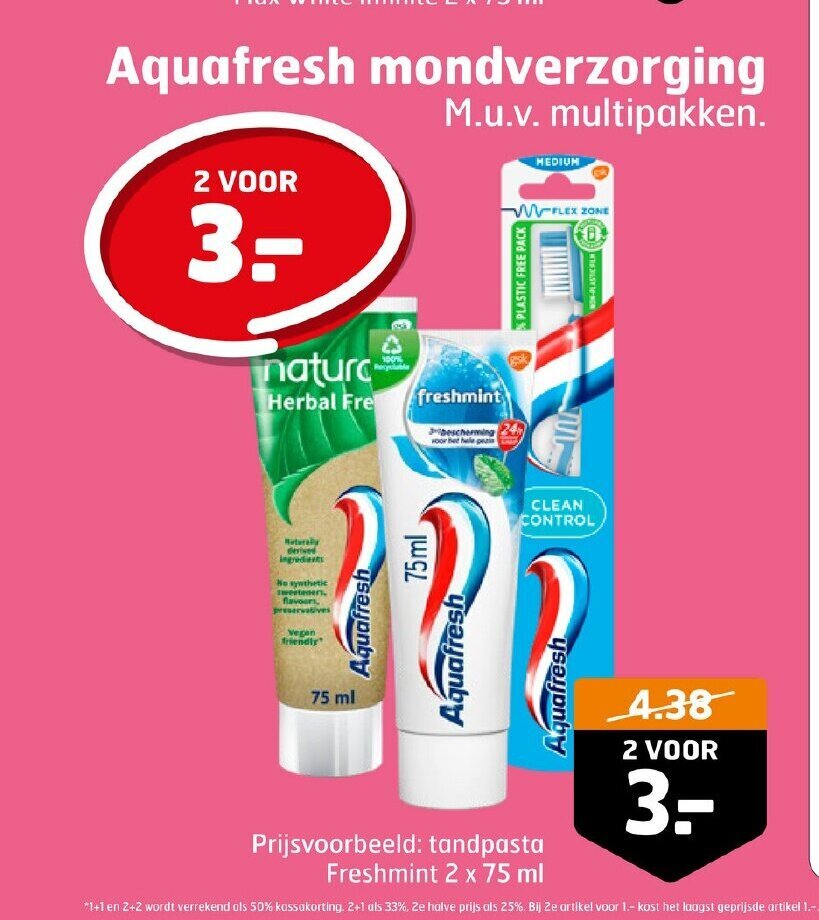 Aquafresh Mondverzorging Aanbieding Bij Trekpleister